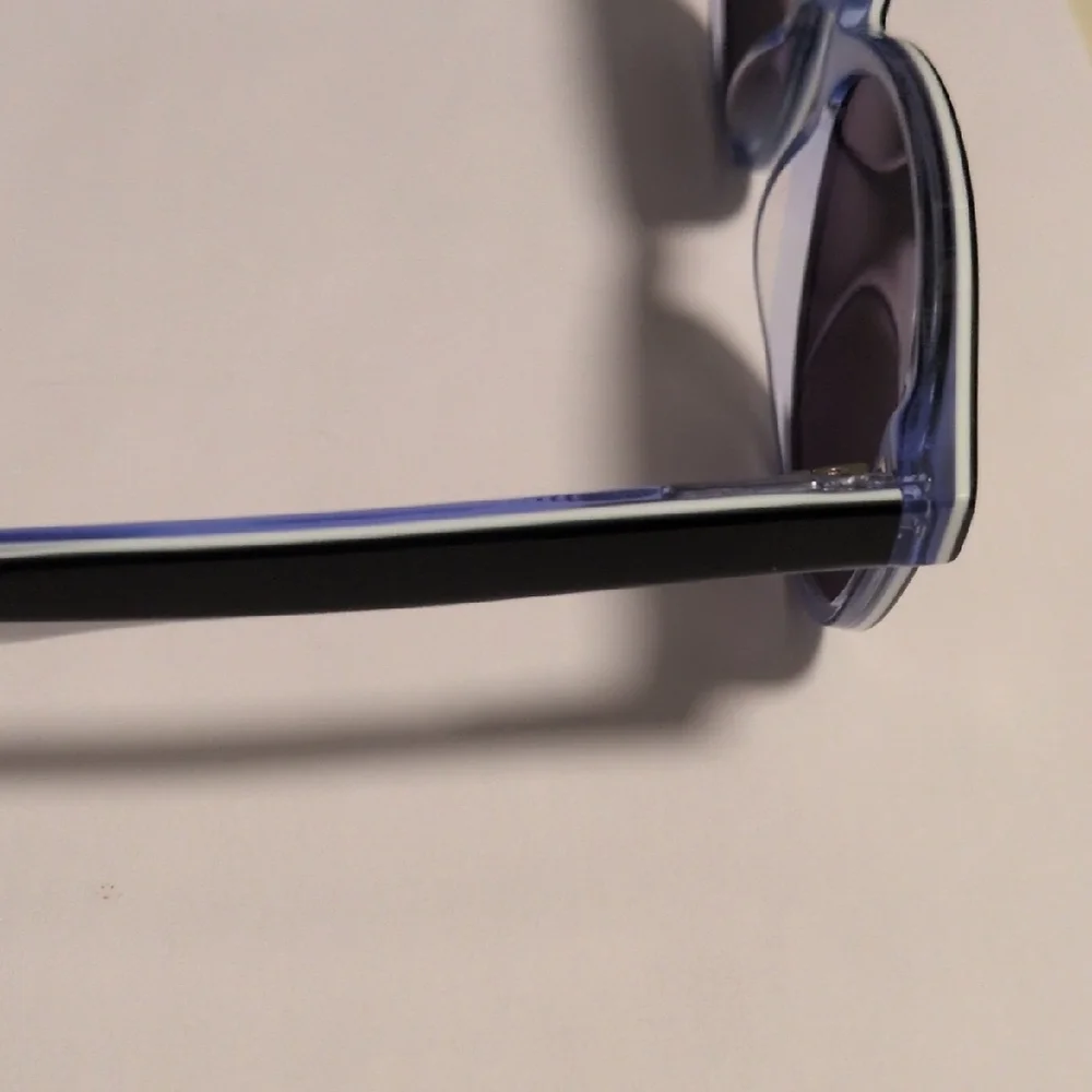 Zenni Blue Prescription‎ Sunglasses with Light Blue Tips